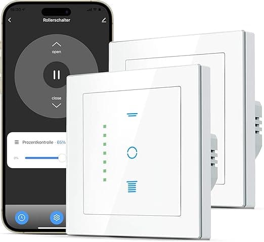 Imagen de CURRYSMARTER Interruptor WiFi para Persianas con Control LED y Temporizador 🌐 en OfertitasTOP