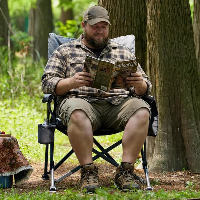 Detalle 2 de EVER ADVANCED Oversized Camping Chair 230KG