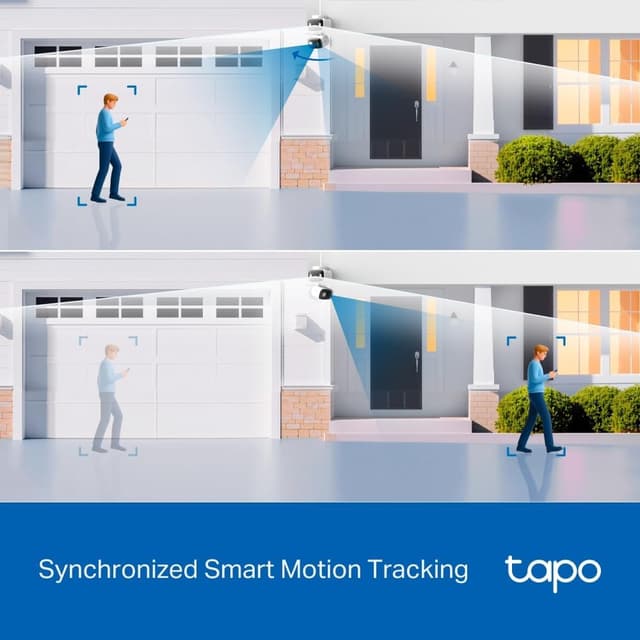 Detalle de Tapo TC34 2K Dual Lens Outdoor Camera