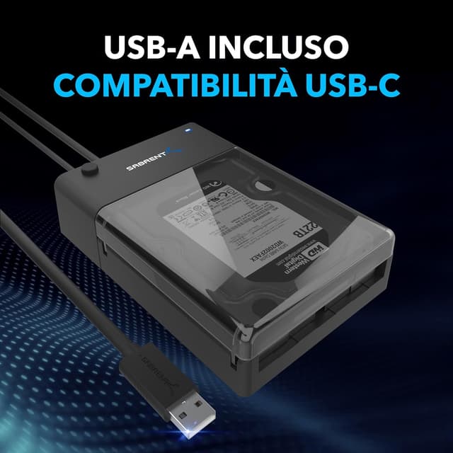 Thumbnail 5 de SABRENT EC-DFLT docking USB 3.2 SSD/HDD SATA