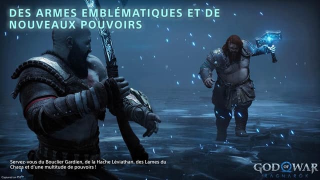 Detalle de God of War Ragnarök sur PS4 (édition standard) – Version physique Sony