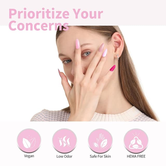 Detalle de CANNI 9ml Hema-Free Gel Nail Polish Set 6pcs