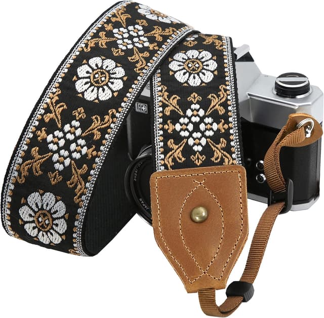 Detalle de Padwa camera strap 2 inch wide vintage