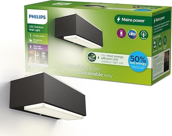 Imagen de Philips Lighting - Aplique Pared Exterior Stratosphere 🌟 IP44 en OfertitasTOP
