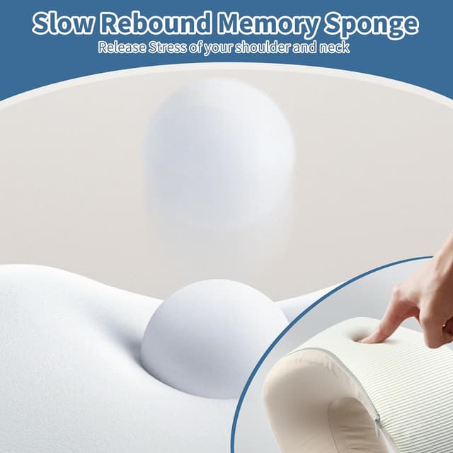 Detalle 2 de Naturehike cuscino cervicale da viaggio in memory foam portatile (con borsa)