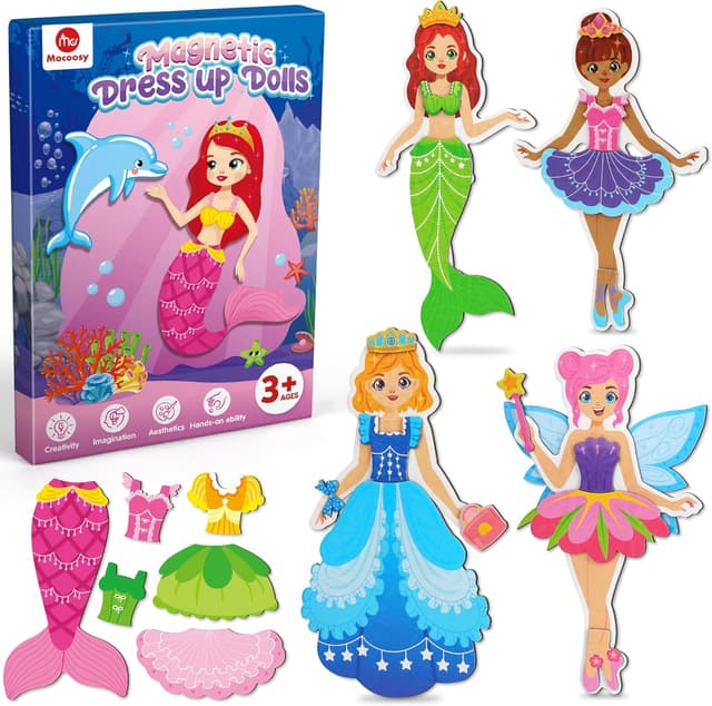 Detalle de Mocoosy Magnetic Dress Up Dolls 70+