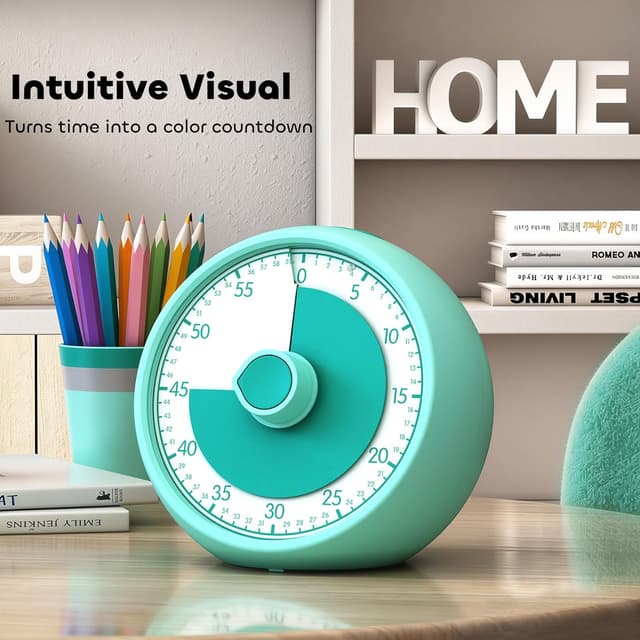 Detalle 2 de Conchstar Visueller Timer für Kinder 60-Minuten Grün