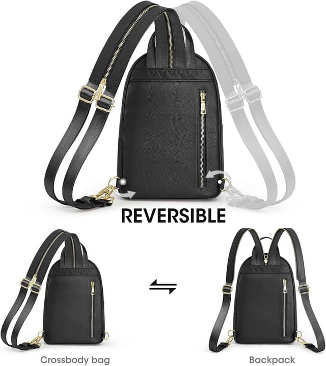 Detalle de Kattee Convertible Crossbody Sling Bag