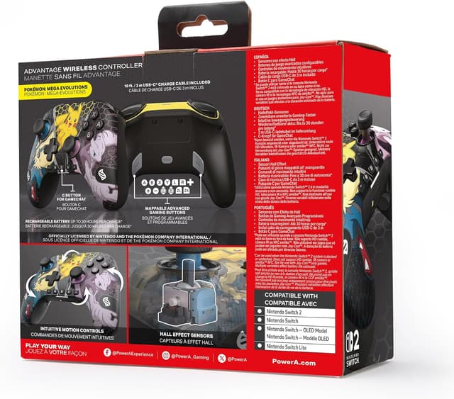 Thumbnail 1 de PowerA Manette Advantage pour Nintendo Switch 2 30 h