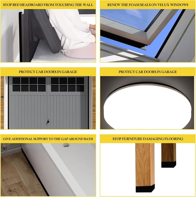 Thumbnail 5 de fowong Draft Excluder 4m foam tape