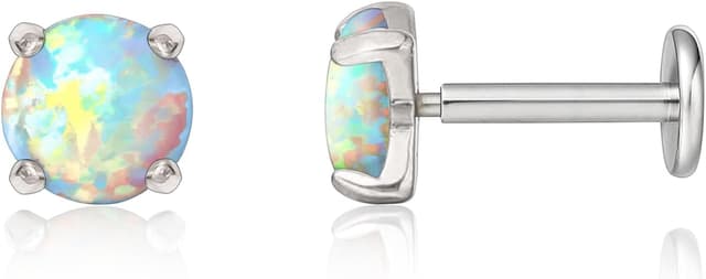 Thumbnail 4 de Limerencia 18G Titan Tragus Piercing Labret Stecker