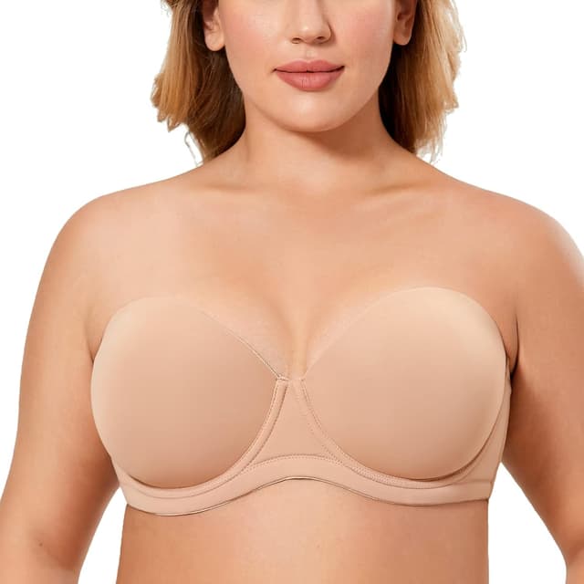 Thumbnail 6 de DELIMIRA Soutien-gorge sans bretelles grande taille avec armature et bretelles multiples