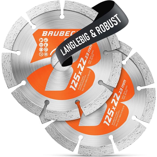 Imagen de BAUBECK Diamantscheiben 125 mm 2er Set en OfertitasTOP