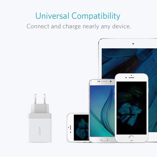 Detalle de Anker Cargador USB 24W 2 puertos