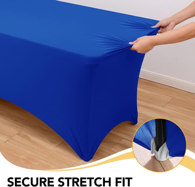 Detalle de Dailyset 6-Pack Spandex Tablecloths for 6ft