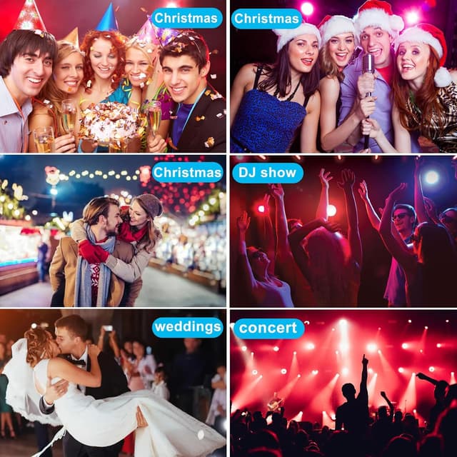 Thumbnail 3 de Lucfulyear LED Par Licht 36 LED RGB