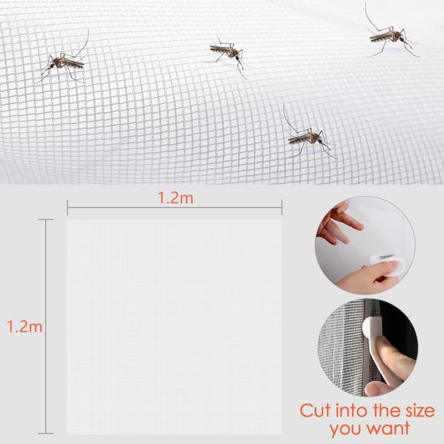 Detalle de MYCARBON zanzariera per finestra 120x120