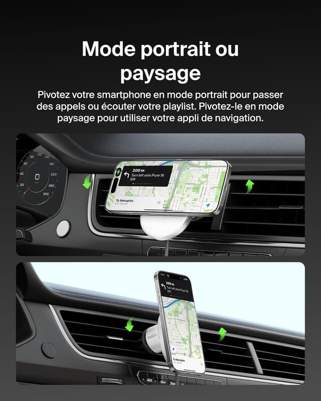 Thumbnail 5 de Belkin BoostCharge Pro Chargeur Voiture Qi2 15W MagSafe