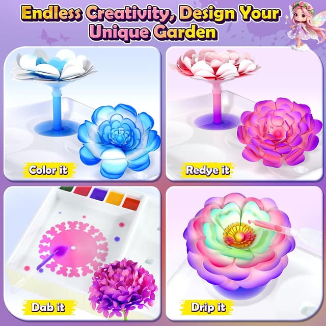 Thumbnail 6 de DIY Flower Craft Kits STEM magic dyeing