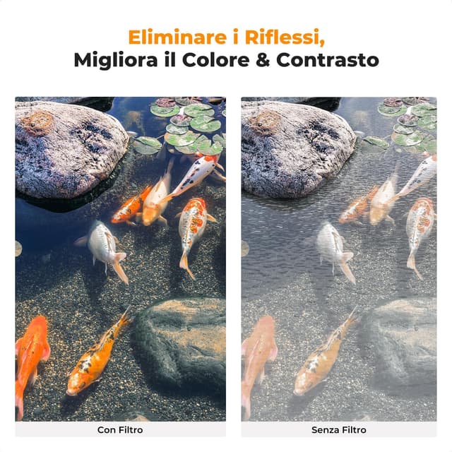 Thumbnail 2 de K&F CONCEPT Nano-D Filtro Polarizzatore Circolare 72mm