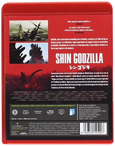 Detalle 2 de Shin Godzilla en Blu-ray (película física) – edición para coleccionistas y fans del cine de monstruos