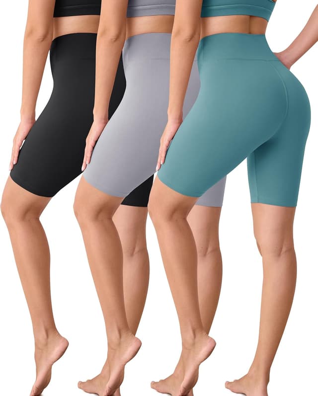 Thumbnail 6 de VALANDY Creamlush biker shorts for women – 8" high waisted, buttery-soft yoga & gym shorts (S–5XL)