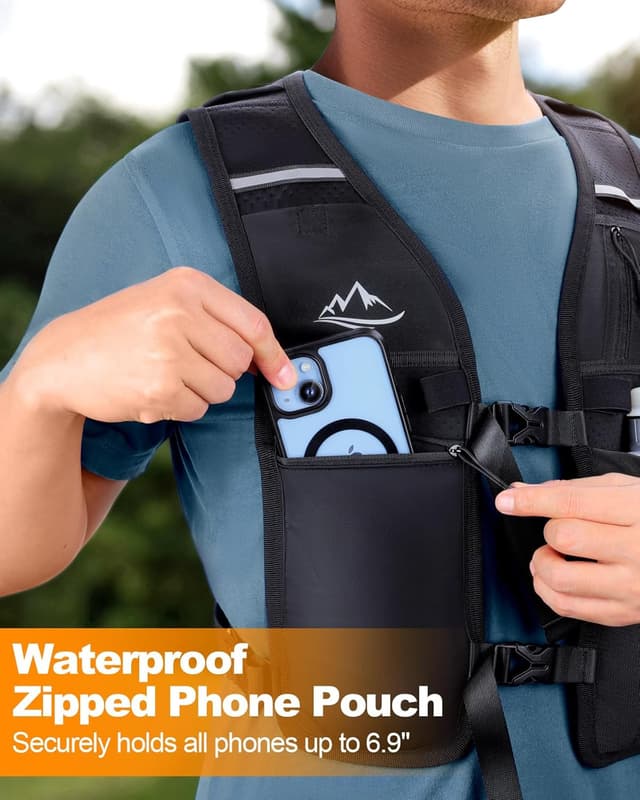 Thumbnail 4 de ISEYOU Running Vest with phone pocket