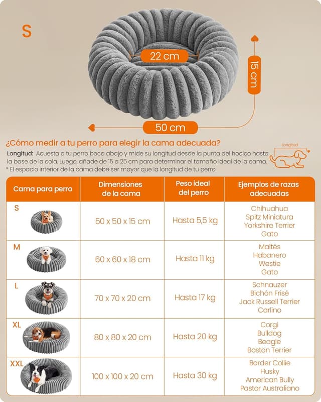 Thumbnail 5 de Feandrea Cama para Perros 50 cm