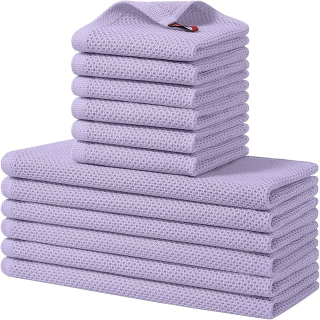 Detalle de Homaxy 12-Pack Cotton Kitchen Towels Set