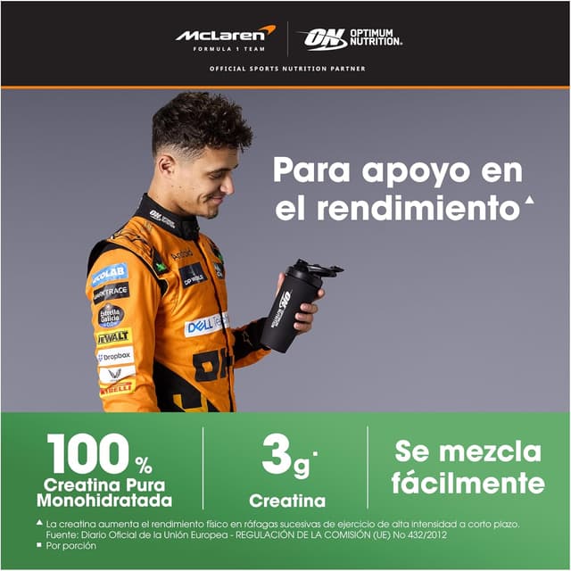 Detalle de Optimum Nutrition Creatina Micronizada 317 g