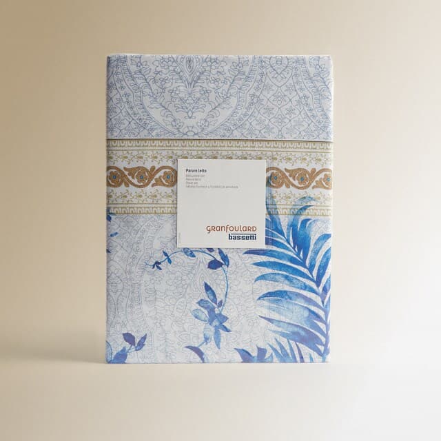 Detalle 2 de Bassetti Ibiscus Tatoo juego de sábanas algodón 100%