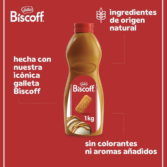 Thumbnail 3 de Biscoff Lotus Topping Vegano para Postres 1kg 🍪
