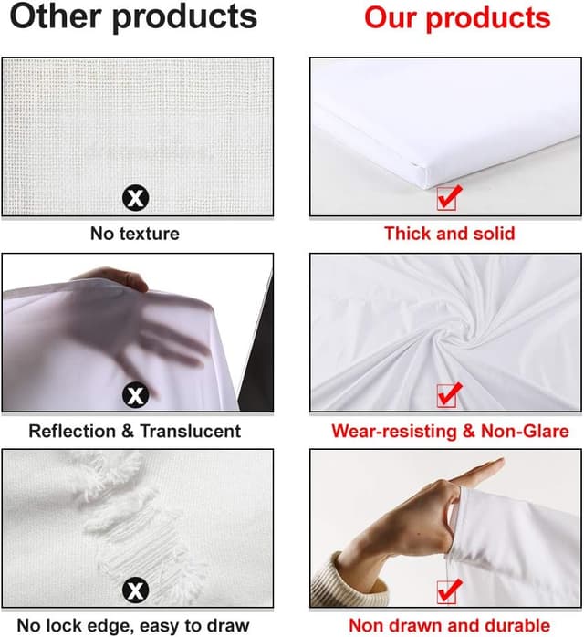 Thumbnail 2 de SEDGEWIN White Photography Backdrop 10x12.7ft