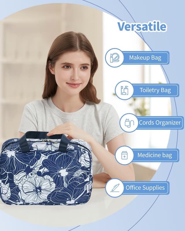 Thumbnail 6 de Narwey Kulturtasche Damen Groß – Kulturbeutel, Kosmetiktasche und Organizer für Reisen & Alltag