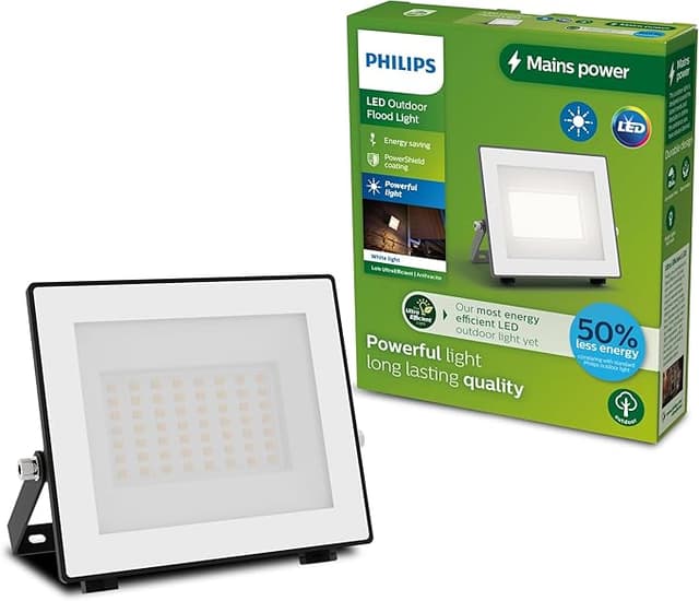Imagen de Philips Lois Foco Exterior LED con Sensor, 14W, 3000K en OfertitasTOP
