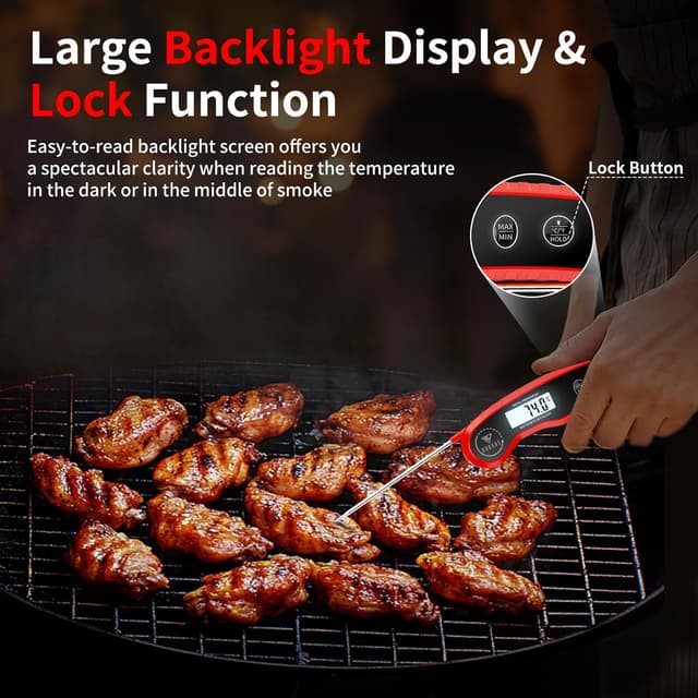 Detalle de DOQAUS 3S instant read meat thermometer
