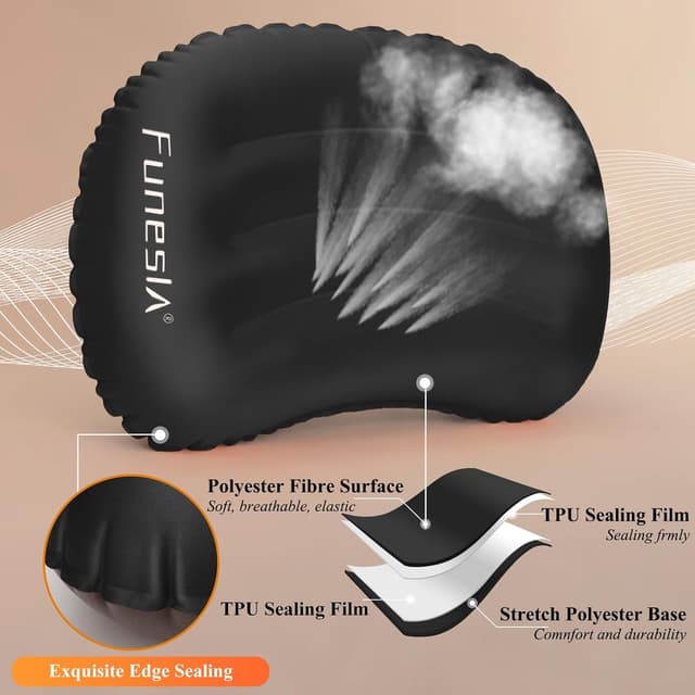 Thumbnail 3 de Funesla Camping Pillow Inflatable 95 g