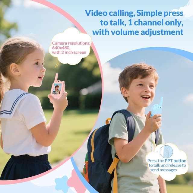 Detalle 2 de Mafiti Walkie Talkies con videollamada 300 m