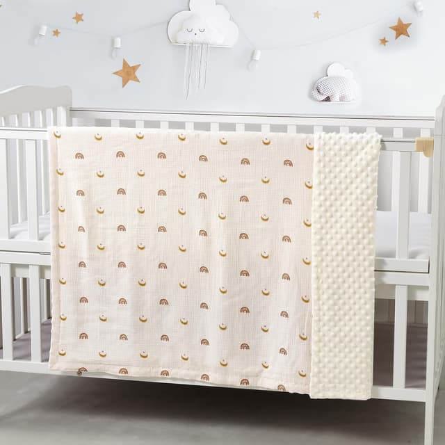 Detalle 2 de Crevent Babydecke 75 x 100 cm aus Bio-Musselin