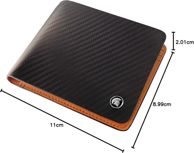 Thumbnail 6 de POWR portafoglio da uomo in vera pelle con blocco RFID, 6 scomparti carte e finestra documenti