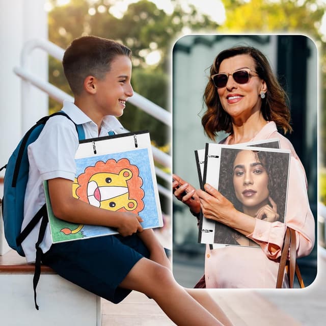 Thumbnail 5 de WOT I 1-Inch Telescoping 3-Ring Binder 225 Sheets