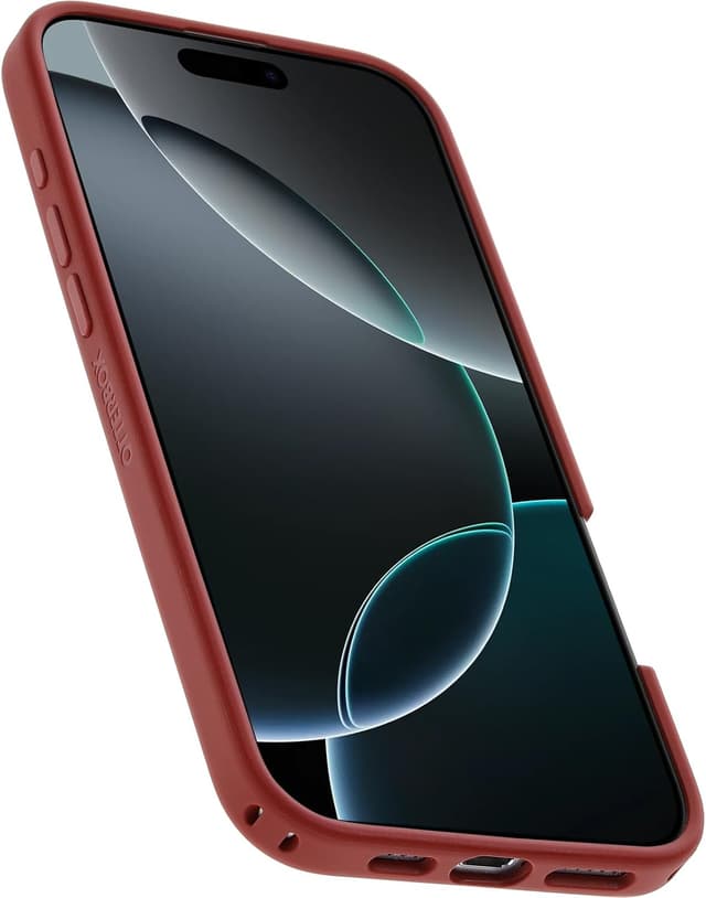 Detalle de Coque OtterBox Symmetry Series MagSafe pour iPhone 16 Pro Max (Antichoc, Autumn Rust)