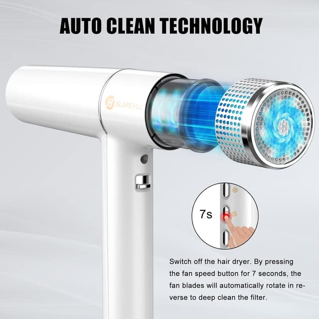 Detalle 1 de slopehill hair dryer with brushless motor