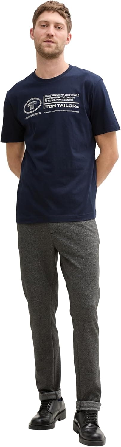 Detalle 2 de Tom Tailor 1047047 T-Shirt da uomo a maniche corte