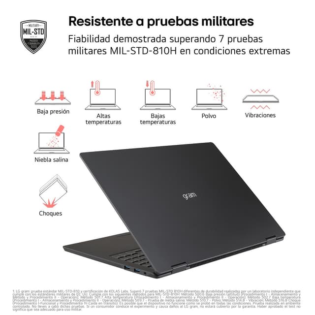 Thumbnail 4 de LG gram pro 16Z90TS-G, portátil ultraligero con AI