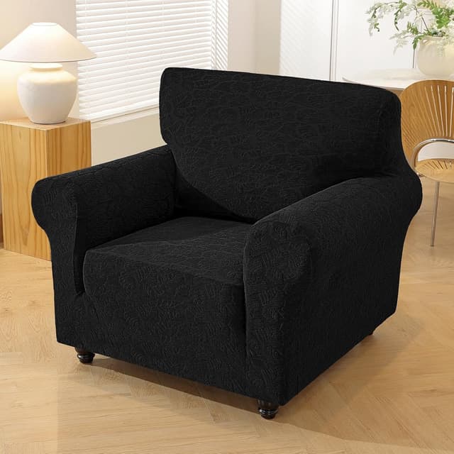 Thumbnail 1 de YSTELLAA Housse Fauteuil 1 place Noir 🛋