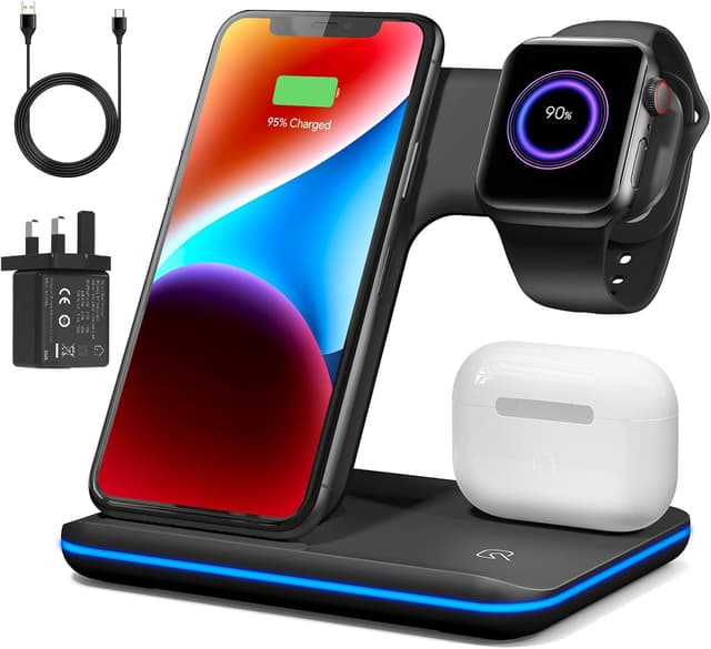 Detalle de VESSTT Wireless Charger 3in1 for iPhone