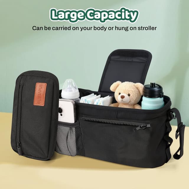 Thumbnail 3 de Guiseapue Pram Organiser Bag with Cup Holder