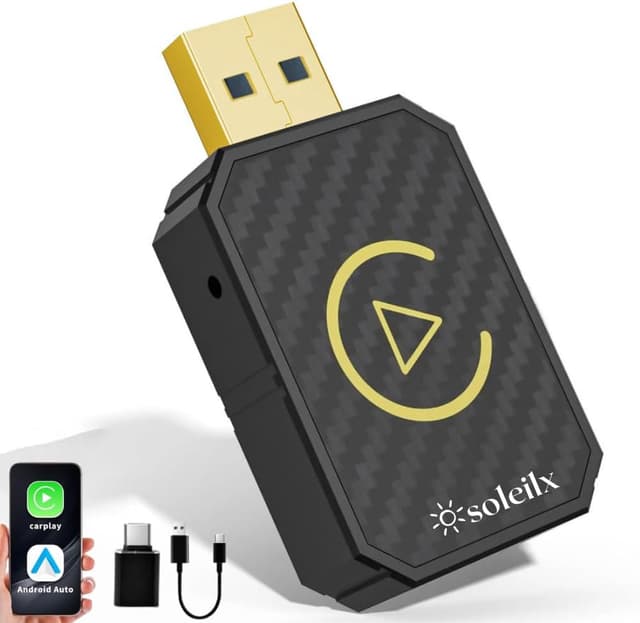 Detalle de soleilx Q1M Adattatore Wireless CarPlay Android Auto