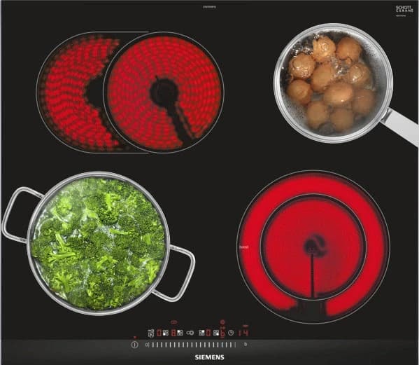 Detalle 2 de Siemens ET675FNP1E Glaskeramik Kochfeld 17 Modi